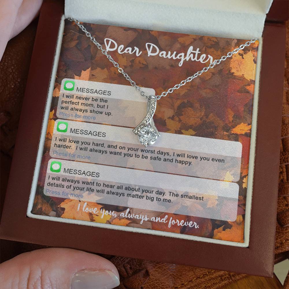 Daughter Perfect Mom Alluring Beauty Necklace