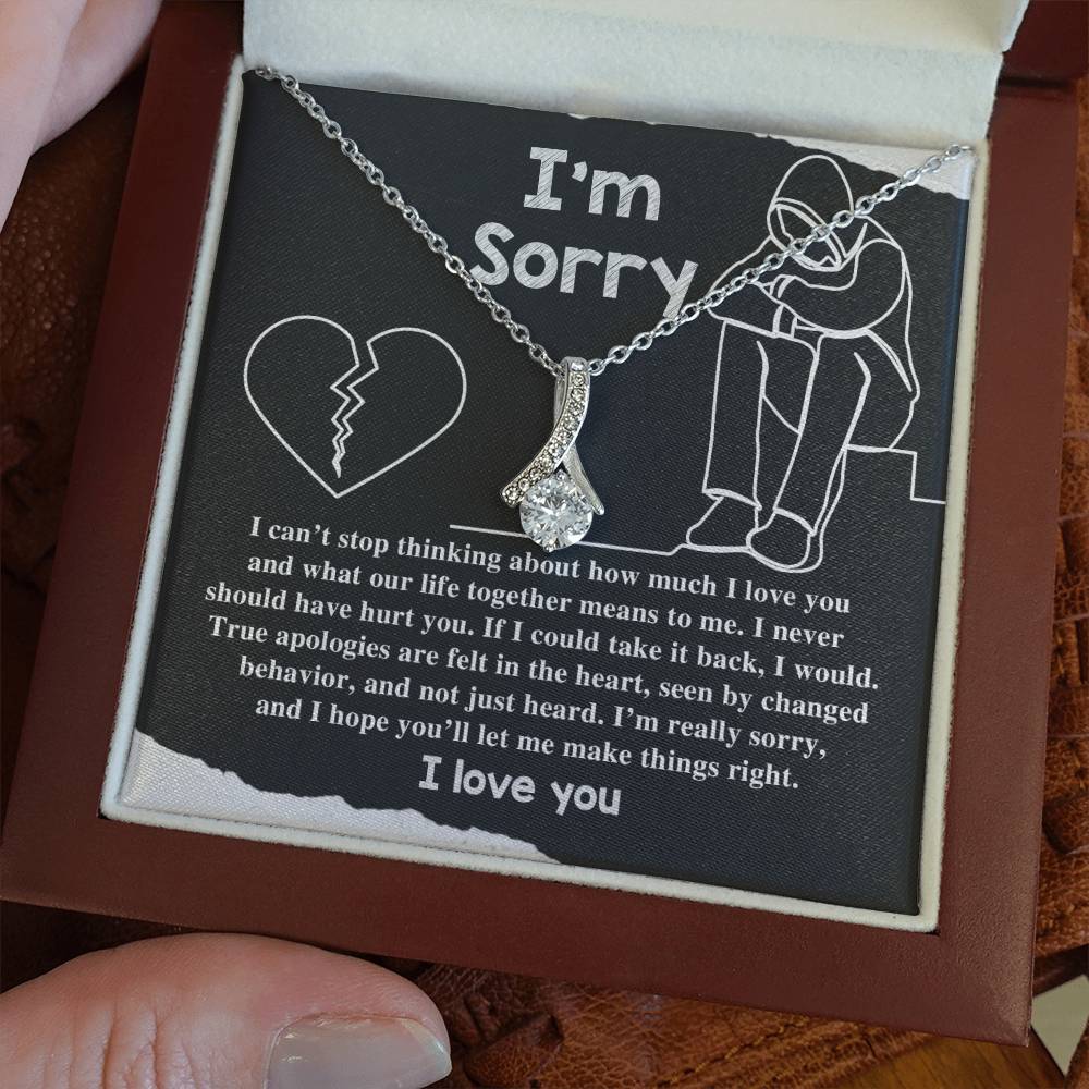 Sorry Not Just Heard Alluring Beauty Necklace