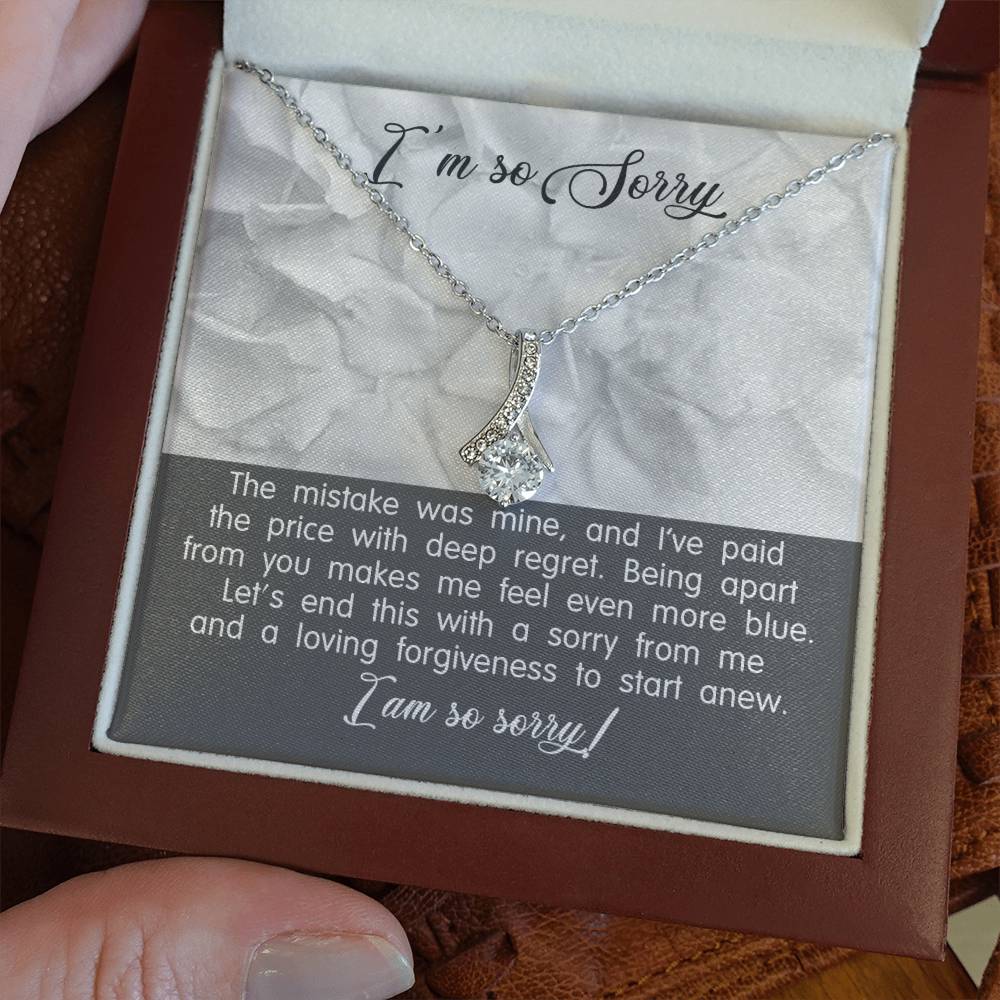 Sorry With Deep Regret Alluring Beauty Necklace