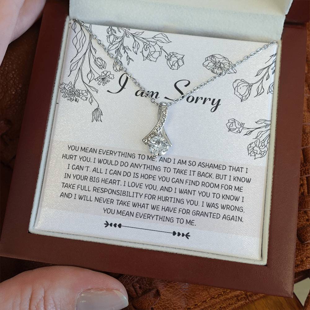 Sorry Your Big Heart Alluring Beauty Necklace