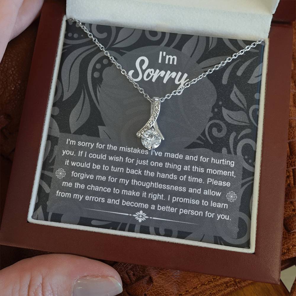 Sorry Just One Thing Alluring Beauty Necklace