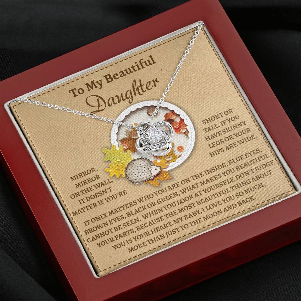 Daughter On The Wall Love Knot Necklace