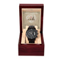 Husband I Choose You Black Chronograph Watch