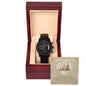 Husband I Choose You Black Chronograph Watch