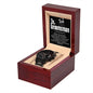 Groomsman Job Description Black Chronograph Watch