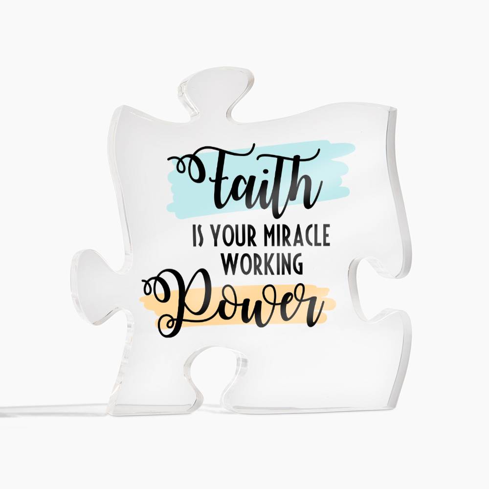Faith Power Acrylic Puzzle