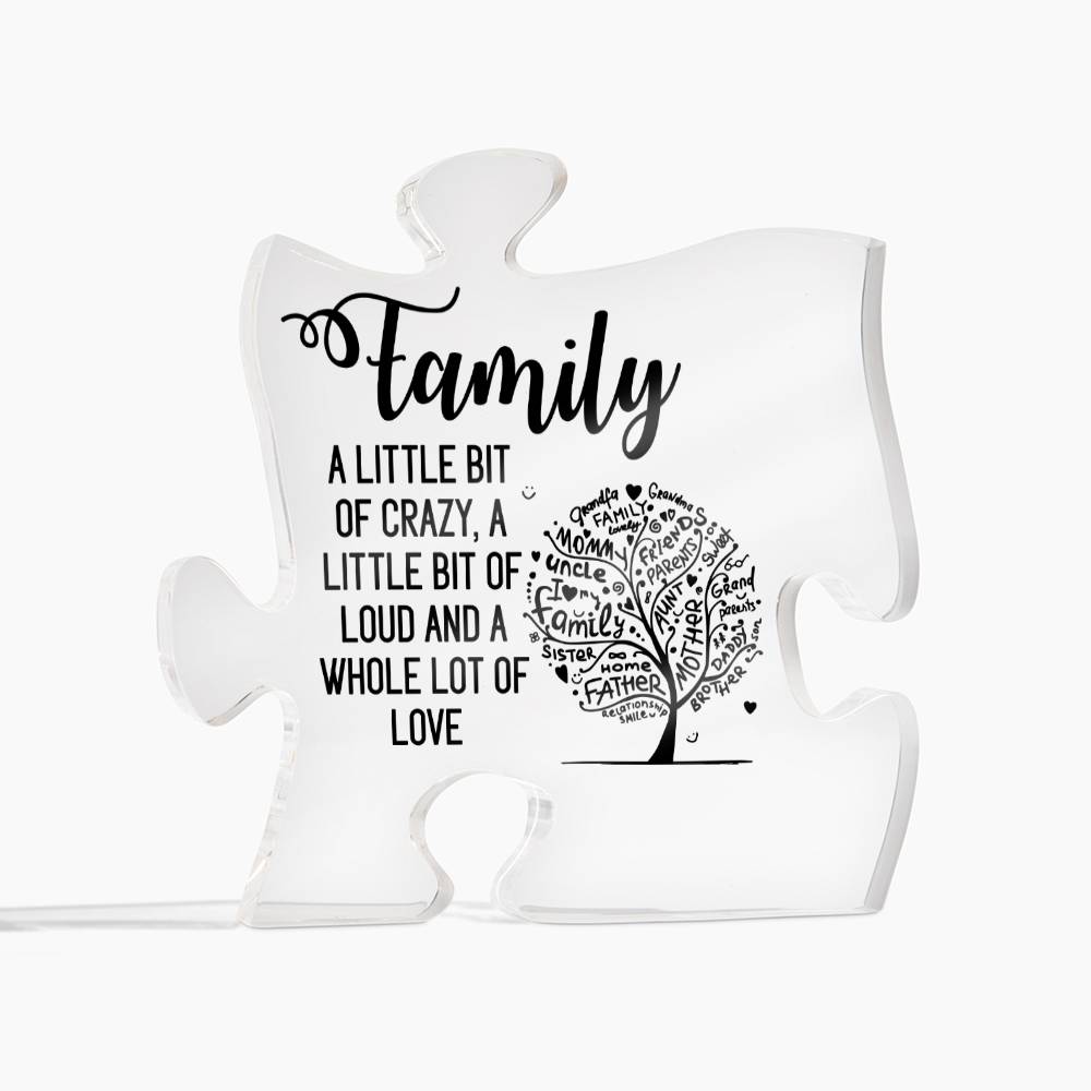 Family Lot Of Love Acrylic Puzzle