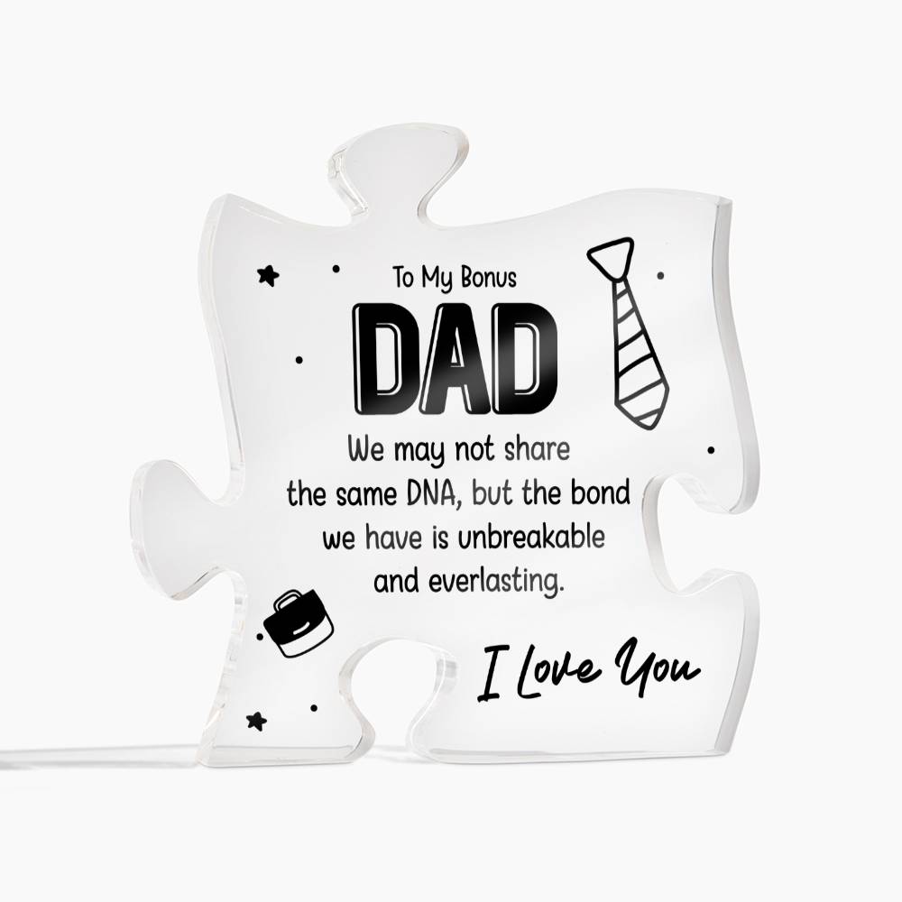 Bonus Dad Everlasting Bond Acrylic Puzzle