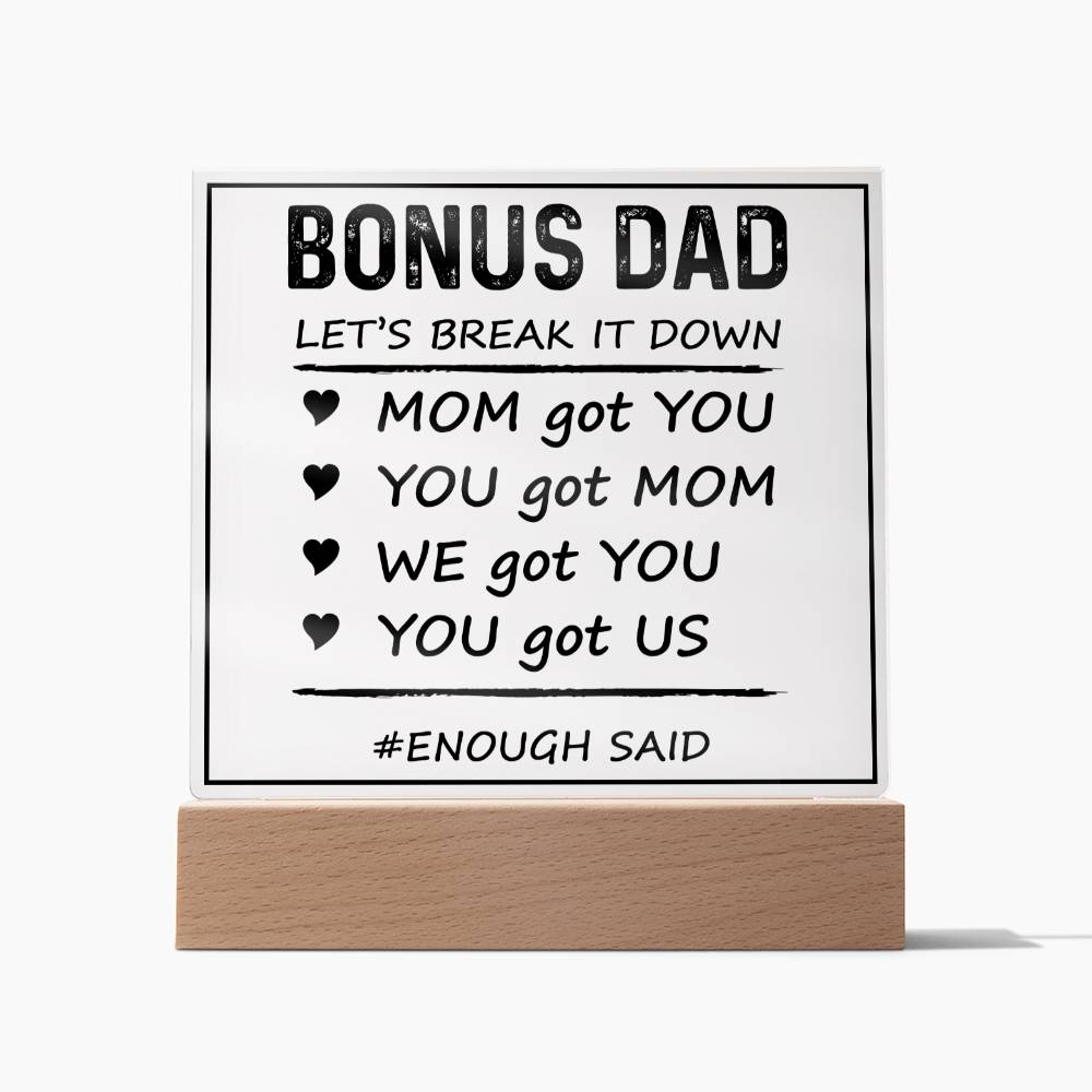 Bonus Dad Acrylic Square