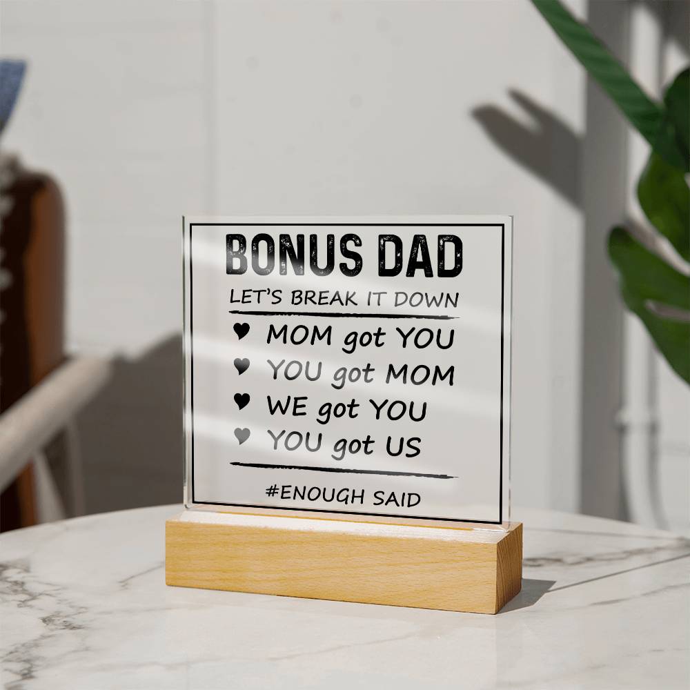 Bonus Dad Acrylic Square