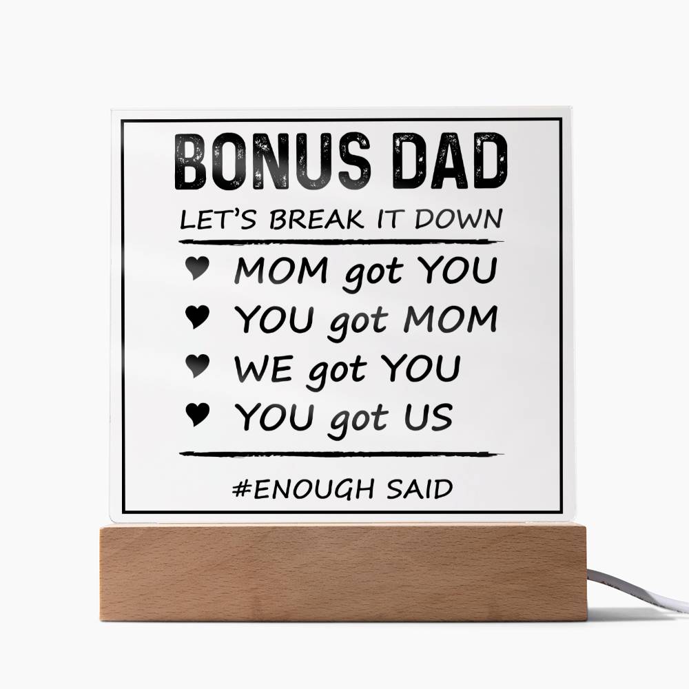 Bonus Dad Acrylic Square