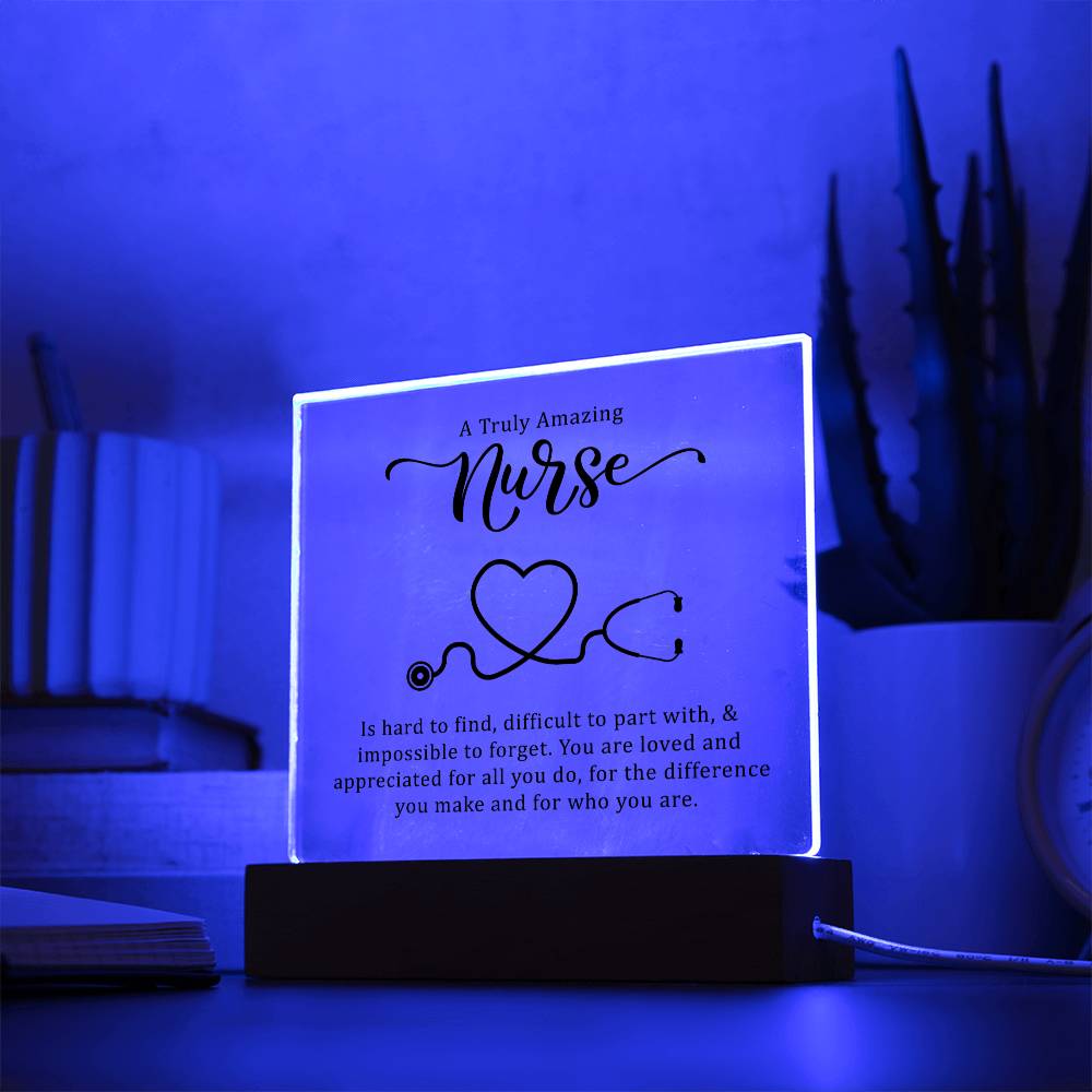Truly Amazing Nurse Acrylic Square