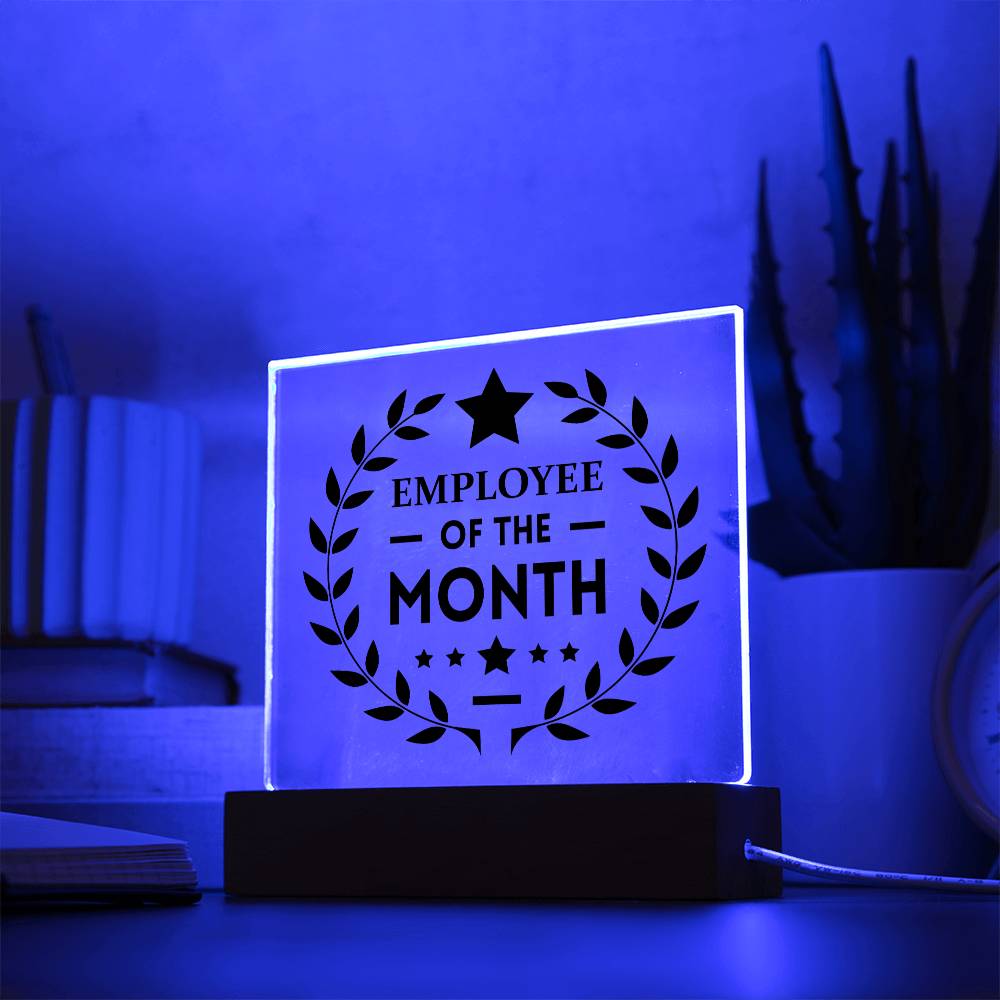 Employee Of The Month Acrylic Square