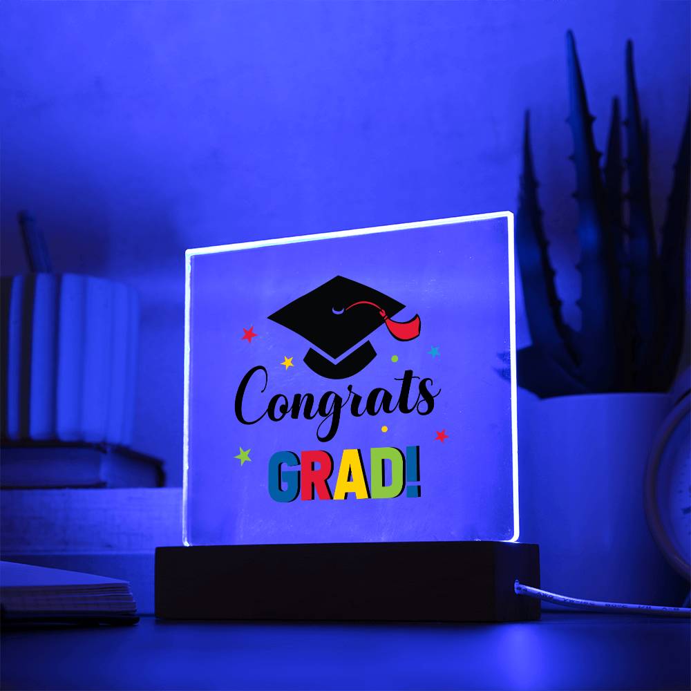 Graduation Congrats Acrylic Square