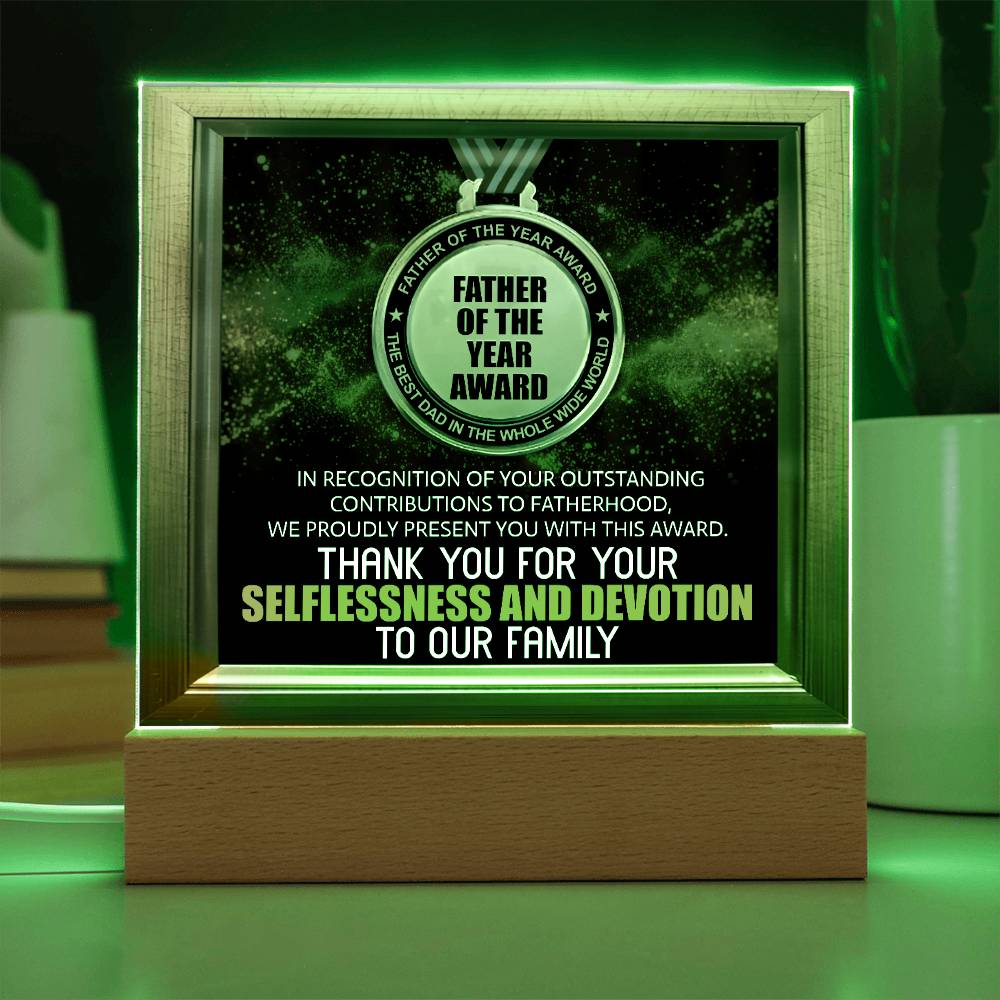 Dad Of The Year - Acrylic Square