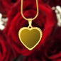 Engraved Heart Necklace