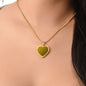 Engraved Heart Necklace