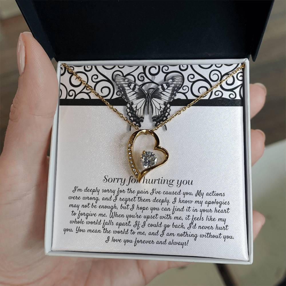 Sorry Nothing Without You Forever Love Necklace