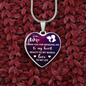 Beauty To My Life Luxury Heart Necklace