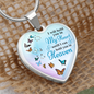 Hold You In Heaven Butterflies Luxury Heart Necklace