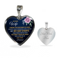 My Dear Wife Heart Pendant