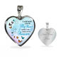 Hold You In Heaven Butterflies Luxury Heart Necklace