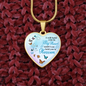 Hold You In Heaven Butterflies Luxury Heart Necklace