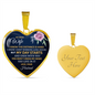 My Dear Wife Heart Pendant
