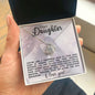 Daughter A Mother Superpower Love Knot Necklace