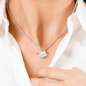 Daughter A Mother Superpower Love Knot Necklace