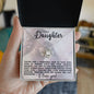 Daughter A Mother Superpower Love Knot Necklace