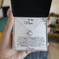 Mom Love And Support White Love Knot Necklace