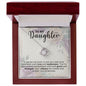 Daughter A Mother WIth Grace Love Knot Necklace