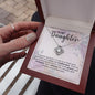 Daughter A Mother WIth Grace Love Knot Necklace