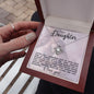 Daughter A Mother Superpower Love Knot Necklace