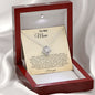 Mom First Love Gold Love Knot Necklace