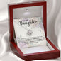 Daughter A Mother WIth Grace Love Knot Necklace