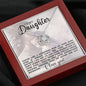 Daughter A Mother Superpower Love Knot Necklace