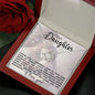 Daughter A Mother Superpower Love Knot Necklace
