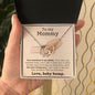 Mommy I Feel Your Loving Care Interlocking Hearts Necklace