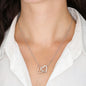 Mommy I Feel Your Loving Care Interlocking Hearts Necklace