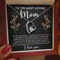 Mom Most Loving Forever Love Necklace