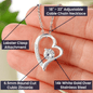 Mom Most Loving Forever Love Necklace