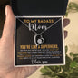 Mom Badass Superhero Forever Love Necklace