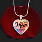 My Precious Mom Heart Luxury Necklace