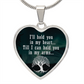 I Will Hold you Heart Luxury Necklace