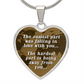 The Easiest Part Heart Luxury Necklace