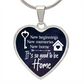 So Good To Be Home Heart Luxury Necklace
