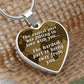 The Easiest Part Heart Luxury Necklace