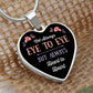 Eye To Eye Heart Luxury Necklace